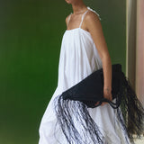 Nisus White Cotton Poplin Dress