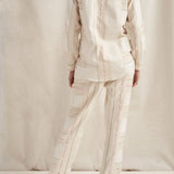 Paris Cream Boucle Stripe Shirt