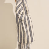 Cypress Chios Boucle Stripe Coat