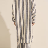 Cypress Chios Boucle Stripe Coat