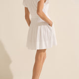 Adonis Striped Cotton Voile Dress