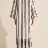 August Chios Stripe Boucle Caftan
