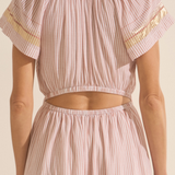 Fate Ithaki Stripe Cotton Voile Dress