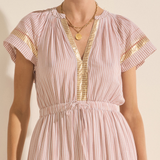 Fate Ithaki Stripe Cotton Voile Dress