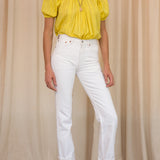 Citrus Puff Sleeve Maia Top