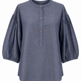 Sample - Chambray Olympus Blouse
