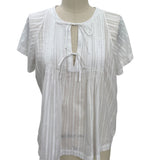 Sample - Zeus White Voile Top