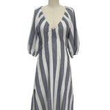 Sample - Semele Chios Stripe Cotton Dress