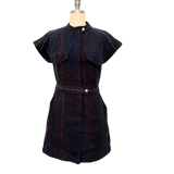 Sample - Moroccan Boucle Stripe Ocean Dress