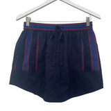 Sample - Navy Abas Mini Skirt