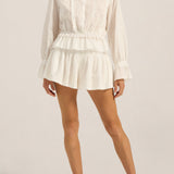 Aulis White Voile Shirt