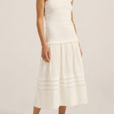Sample - Maia White Voile Dress