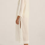 ILIO NEMA Sunion White Voile Caftan