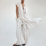 Aphea Casablanca Stripe Caftan