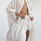 Andromede Casablanca Stripe Shirtdress