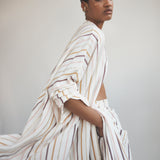 Andromede Casablanca Stripe Shirtdress