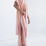 Sample - Xora Stripe Hypnos Shirtdress