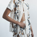 Sample - Cream Batik Print Cybele Shirt