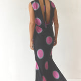 Archer Kusama Dot Silk Dress