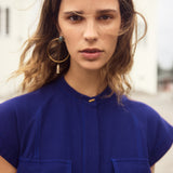 Heraklion Blue Patchwork Dress