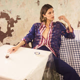 Arion Ikat Scarf Print ShirtDress