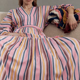 Cyrene Samos Stripe Maxi Dress