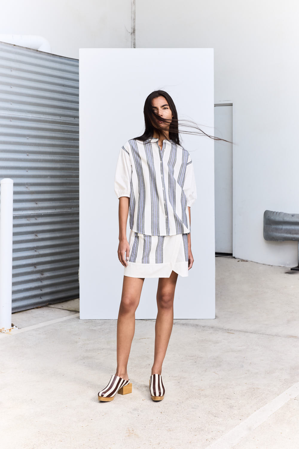 ILIO NEMA White Poplin
