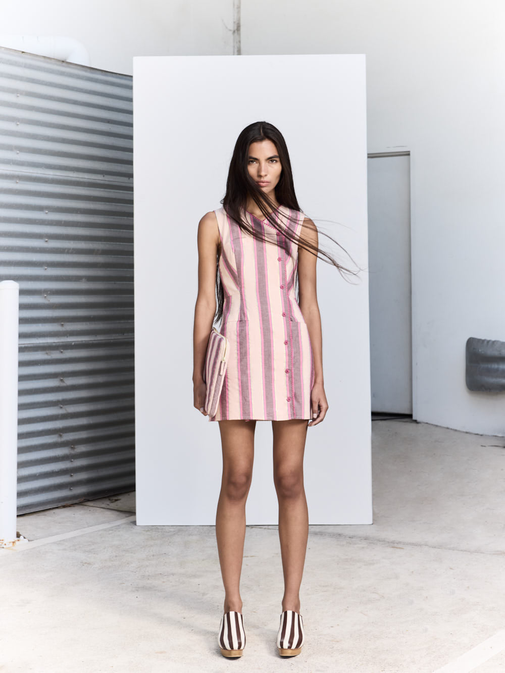 ILIO NEMA Pink Mykonos Stripe