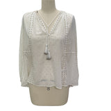 Sample - Euthenia Blouse White