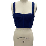 Sample - Blue Crop Top