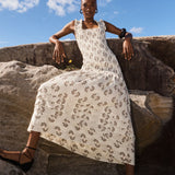 Maia Shell Stripe Voile Dress