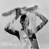 Flora White Crochet Vest