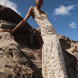 Maia Shell Stripe Voile Dress