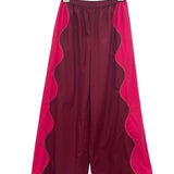 Sample - Belus Red & Pink Wave Patchwork Pants