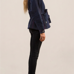 ILIO NEMA Apollo Boucle Stripe Quilted Kimono Jacket SIDE
