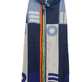 Sample - Creon Blue Sarong Skirt