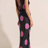 Archer Kusama Dot Silk Dress