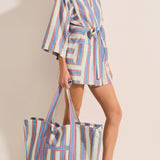 Hydra Mykonos Stripe Tote