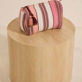 Coral Fez Stripe Toiletries Bag