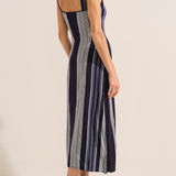 Sample - Navy Stripe Juno Dress