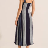 Sample - Navy Stripe Juno Dress