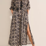 PRE-ORDER Priam Clover Print Caftan