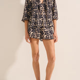 PRE-ORDER Euthenia Clover Print Blouse