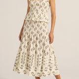 Perse Shell Stripe Voile Top