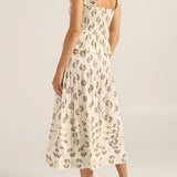 Maia Shell Stripe Voile Dress