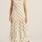 Maia Shell Stripe Voile Dress