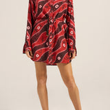 Arion Hand Dyed Silk Shirtdress