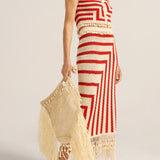 Camilla Graphic Crochet Skirt