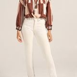 Tyro Pink & Brown Sarong Blouse