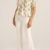 Moira Shell Stripe Voile Top